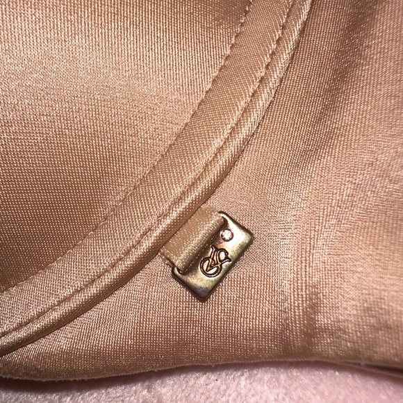 VICTORIA'S SECRET SATIN TAN PUSH-UP BRA · SIZE 34A - Picture 5 of 5